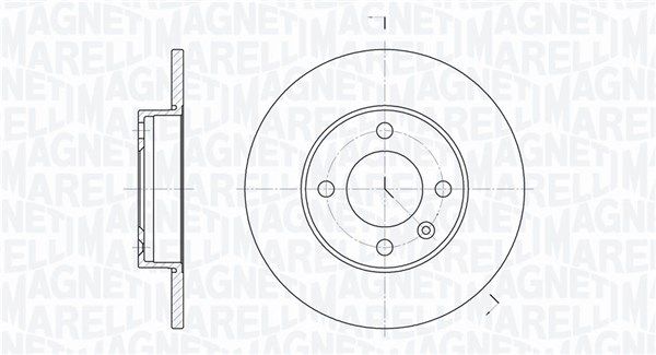 MAGNETI MARELLI Тормозной диск 361302040197